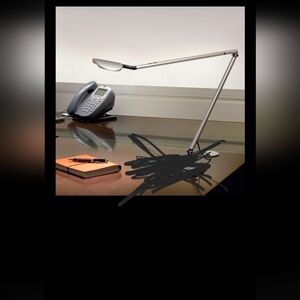 CLAMP Style! Modern Silver Desk Lamp
